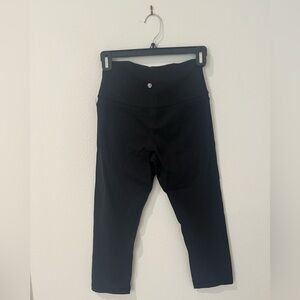 Set of 2 CRZ YOGA women’s naked feeling workout capris leggings 19”